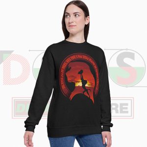 Simba's Grow Up Mantra Sweatshirt - The Lion King - Womens Black