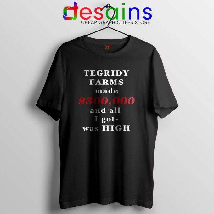 South Park Tegridy Farms Black Tshirt Made $300,000 and all i got was HIGH