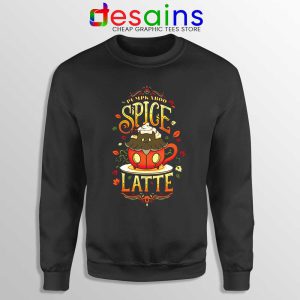 Spooky Spice Latte Sweatshirt Pumpkin Spice Latte Halloween Sweater