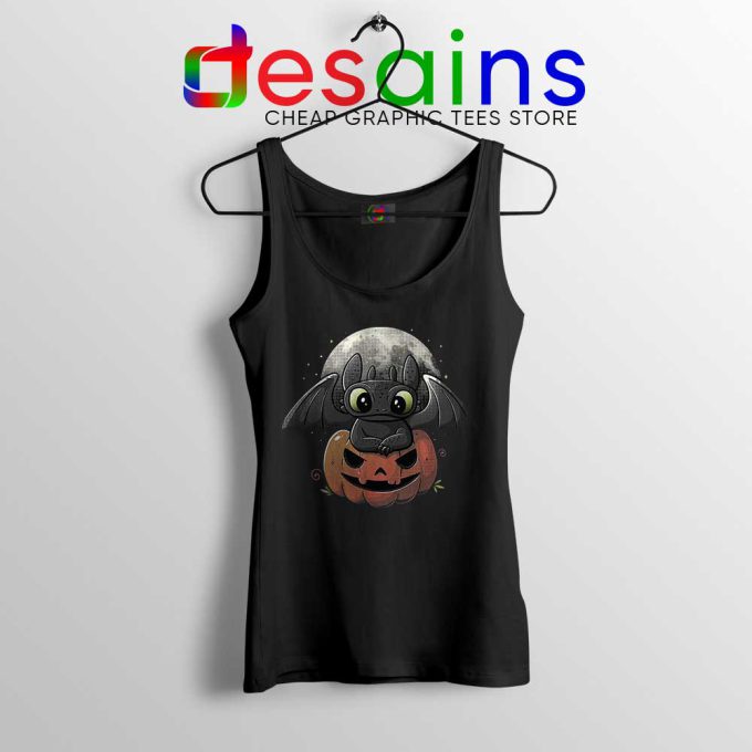 Spooky Toothless Dragon Tank Top Funny Toothless Tank Tops S-3XL
