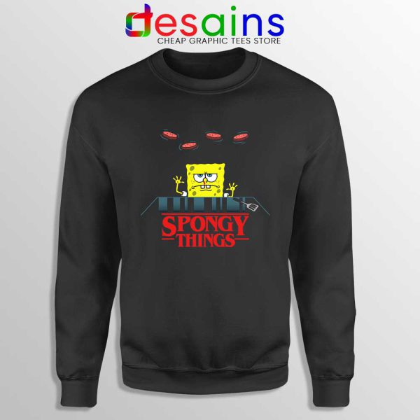 Stranger Things SpongeBob Sweatshirt Spongy Things Sweater S-3XL