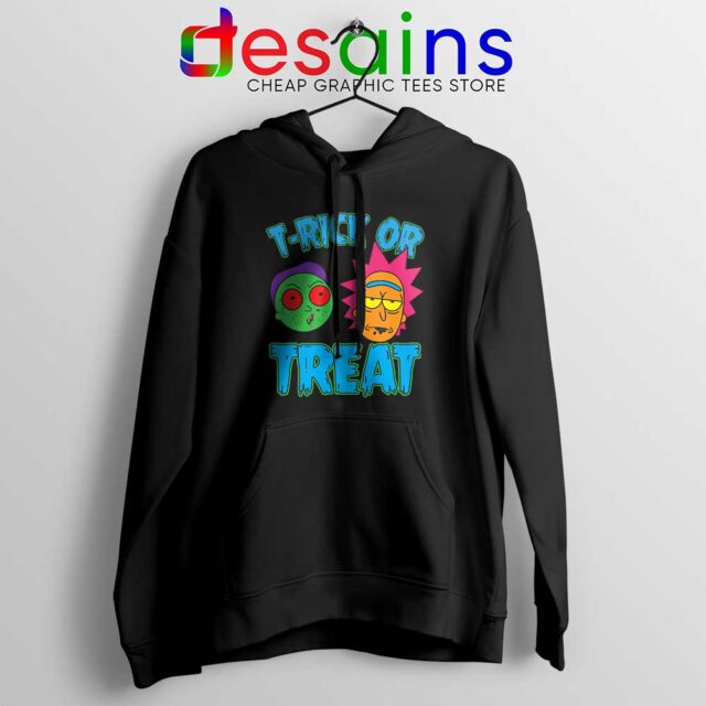 Buy TRick Or TREAT Hoodie Rick and Morty Halloween Gifts