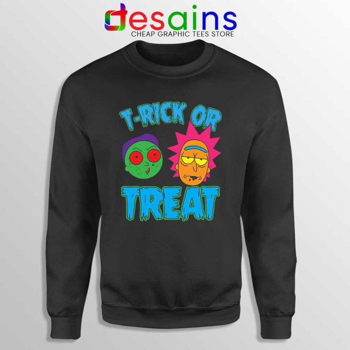 TRick Or TREAT Sweatshirt Rick and Morty Sweater S-3XL
