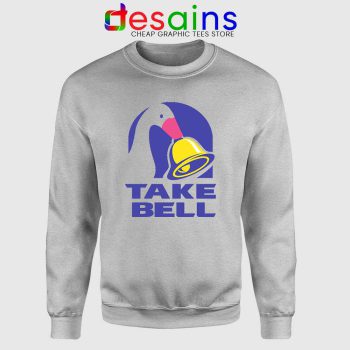 Take Bell Taco Sport Grey Sweatshirt Taco Bell Sweater