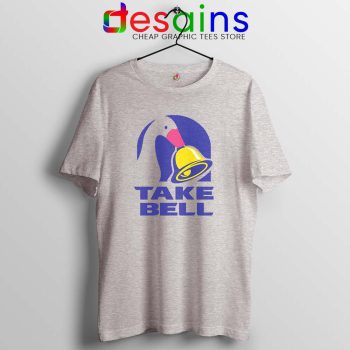 Take Bell Taco Sport Grey Tshirt Taco Bell Tee Shirts GILDAN S-3XL