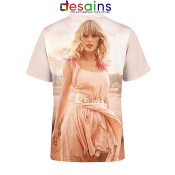 Taylor Swift Entertainment Art Tshirt Full Print Designs Tee Shirts Back