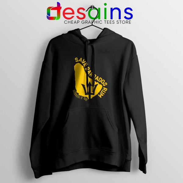 The Save Barbados Rum Black Hoodie GILDAN USA Hoodies S-2XL