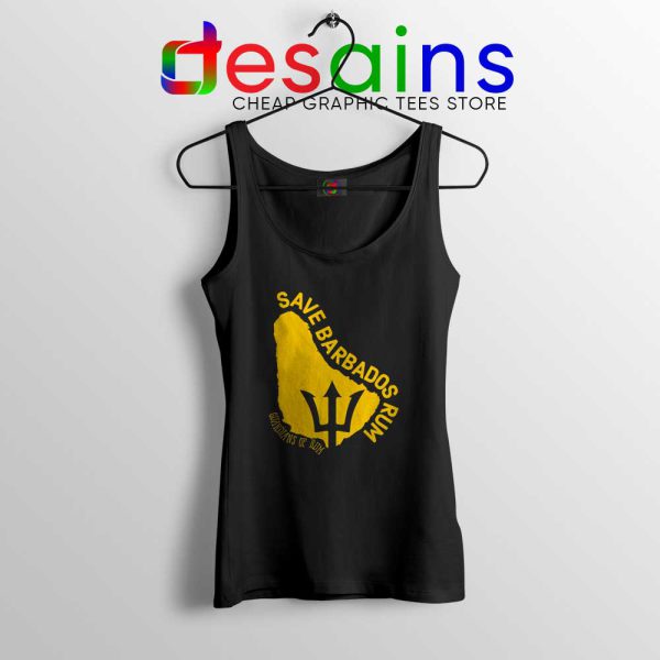 The Save Barbados Rum Black Tank Top GILDAN USA Tank Tops S-3XL