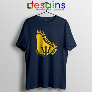 The Save Barbados Rum Navy Tshirt GILDAN USA Tee Shirts S-3XL