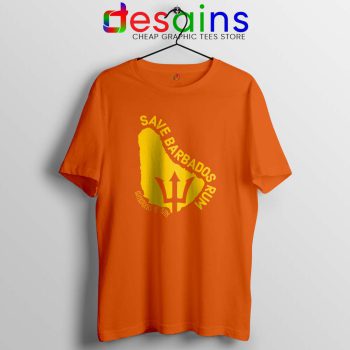 The Save Barbados Rum Orange Tshirt GILDAN USA Tee Shirts S-3XL