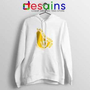 The Save Barbados Rum White Hoodie GILDAN USA Hoodies S-2XL