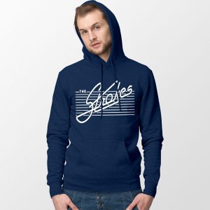 The Strokes Rock Band Hoodie Navy Music Merch