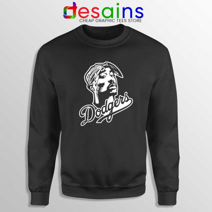Tupac Los Angeles Dodgers Sweatshirt Tupac Shakur Sweater S-3XL