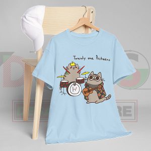 Twenty One Pusheens Hunger T-shirt - Music Band