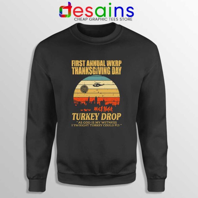 Buy WKRP Thanksgiving Turkey Drop Sweatshirt 2