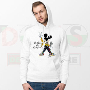 We Are The Champions Mickey Freddie Parody Hoodie