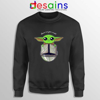 Baby Yoda Star Wars Sweatshirt Love Baby Yoda Sweater S-3XL