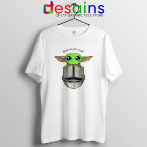 Baby Yoda Star Wars White Tshirt Love Baby Yoda Tee Shirts S-3XL