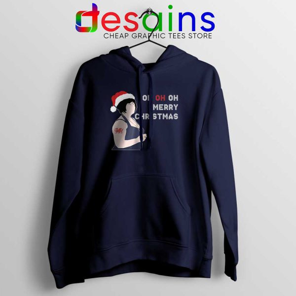 Christmas Gavin Stacey Nessa Navy Hoodie Christmas Ness Hoodies