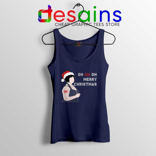 Christmas Gavin Stacey Nessa Navy Tank Top Christmas Ness Tops S-3XL