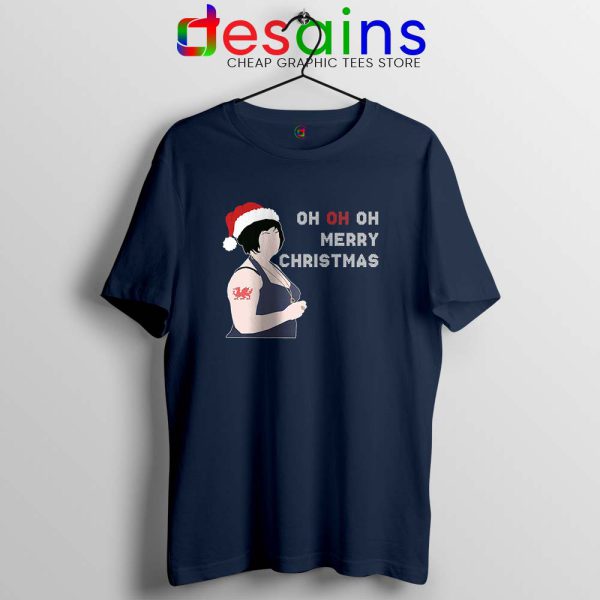 Christmas Gavin Stacey Nessa Navy Tshirt Christmas Ness Tee Shirts