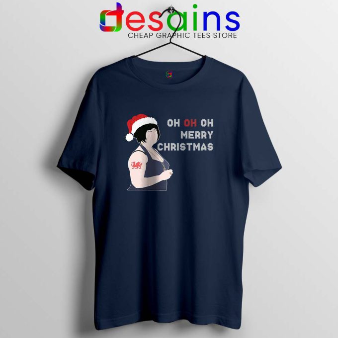 Christmas Gavin Stacey Nessa Navy Tshirt Christmas Ness Tee Shirts