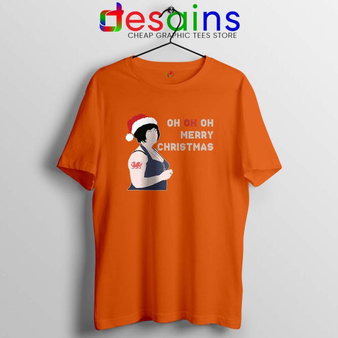Christmas Gavin Stacey Nessa Orange Tshirt Christmas Ness Tee Shirts