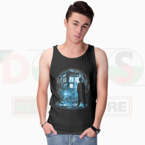 Doctor Who 10th Doctor TARDIS Storm Tank Top
