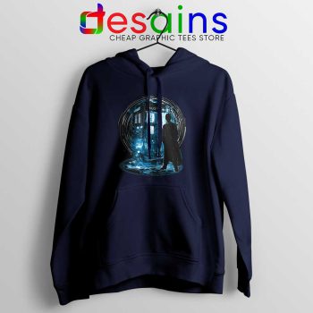 Doctor Who 10th Storm Navy Hoodie Tenth Doctor Hoodies S-2XL