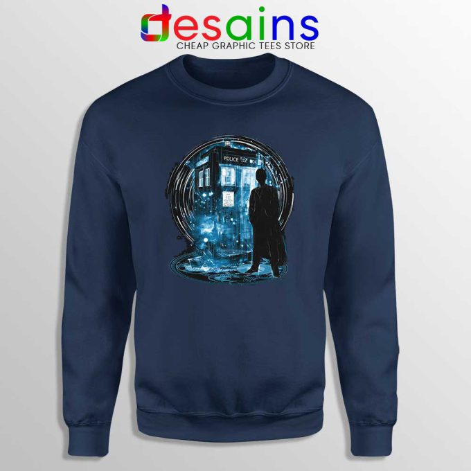 Doctor Who 10th Storm Navy Sweatshirt Tenth Doctor Sweater S-3XL