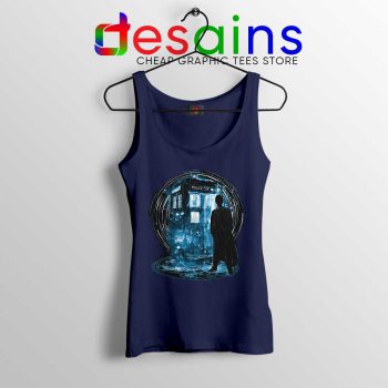 Doctor Who 10th Storm Navy Tank Top Tenth Doctor Tank Tops