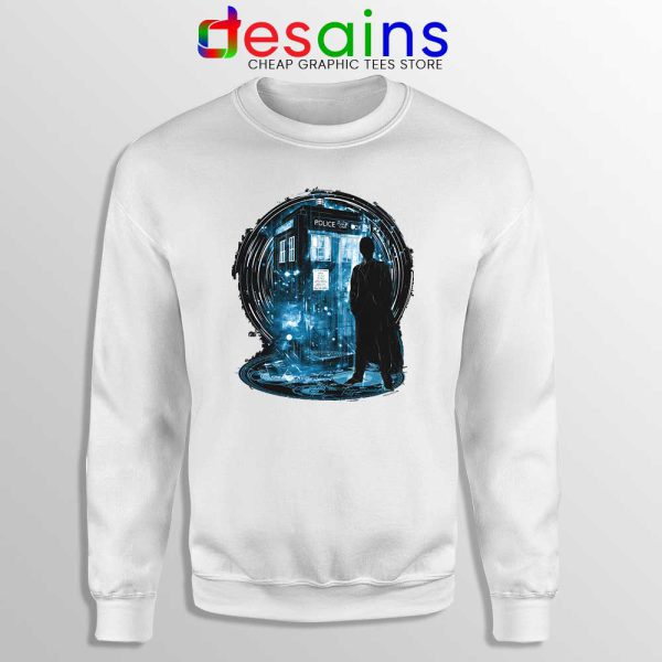 Doctor Who 10th Storm White Sweatshirt Tenth Doctor Sweater S-3XL