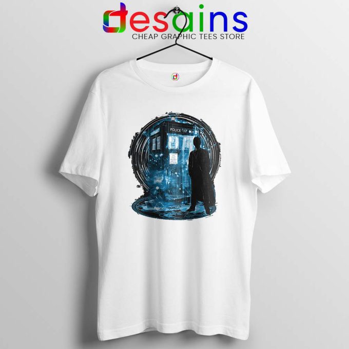 Doctor Who 10th Storm White Tshirt Tenth Doctor Tee Shirts S-3XL