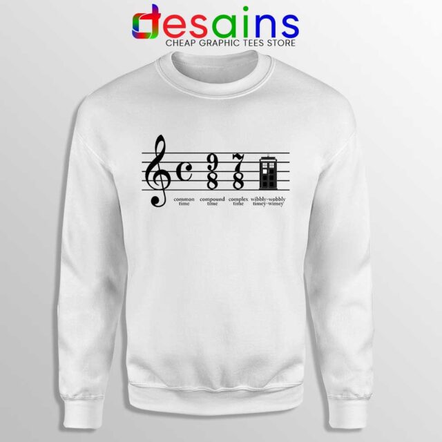 Buy Dr Who Wibbily Wobbly Timey Wimey Sweatshirt