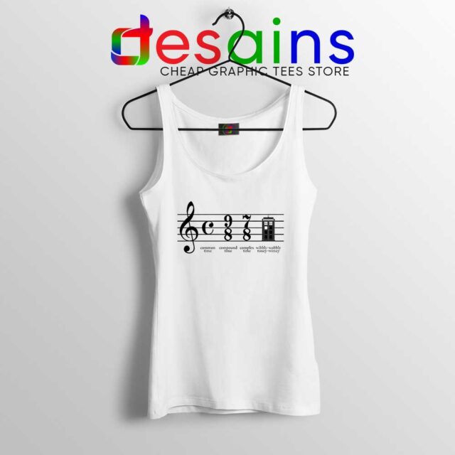 Buy Dr Who Wibbily Wobbly Timey Wimey Tank Top
