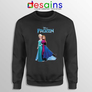 Frozen Anna and Elsa Black Sweatshirt Frozen 2 Film Sweater S-3XL