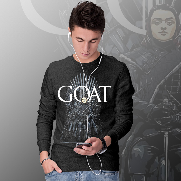 GOT Series Arya Stark GOAT Sweatshirt