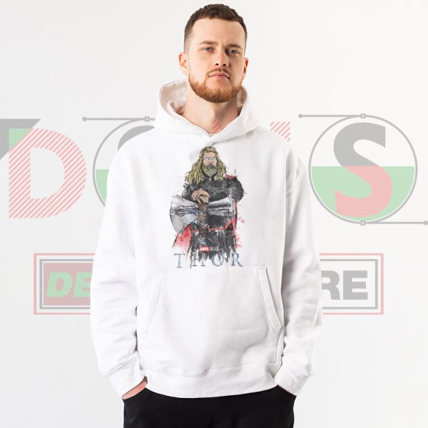 God of Thunder Thor Hoodie - Marvel Fan Art