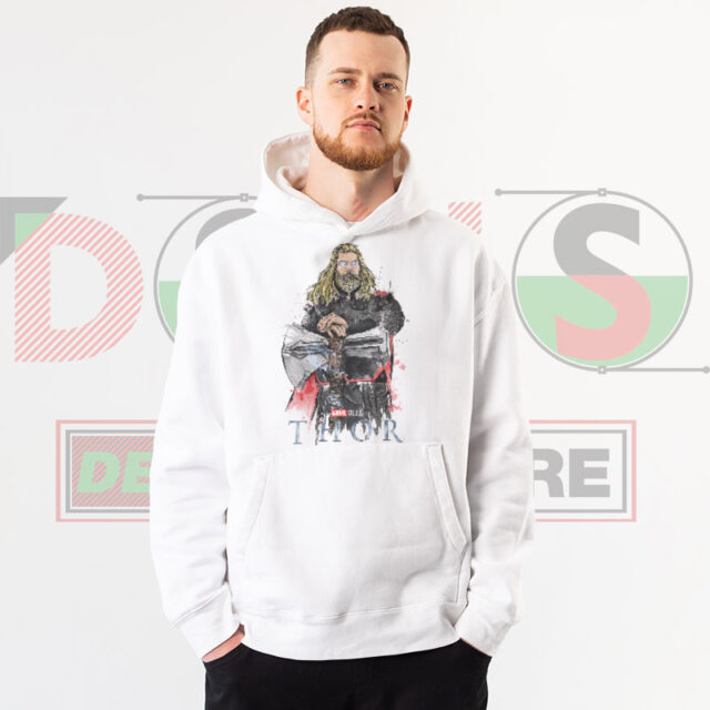 God of Thunder Thor Hoodie - Marvel Fan Art
