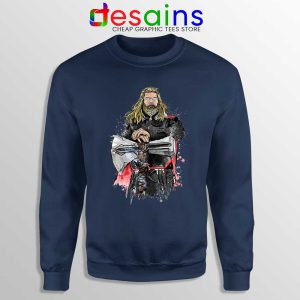 God of Thunder Thor Navy Sweatshirt Avengers Endgame Sweater