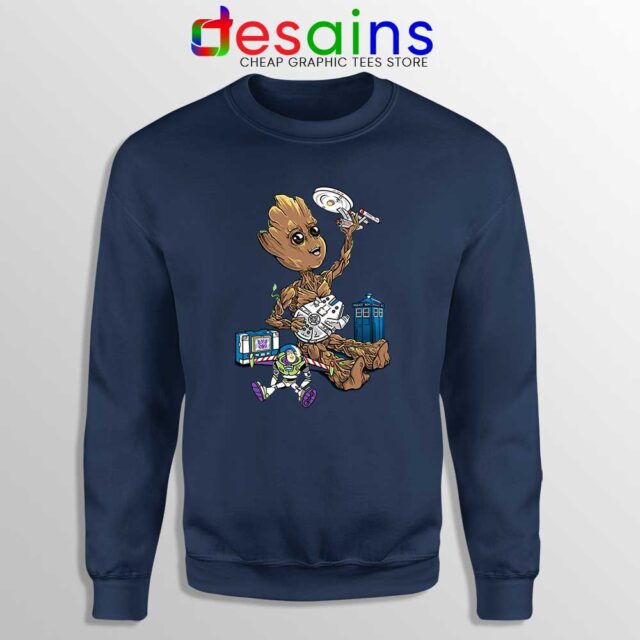Groot And Galaxy Toys Sweatshirt