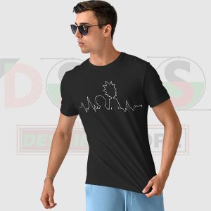Heartbeat Rick and Morty Tshirt