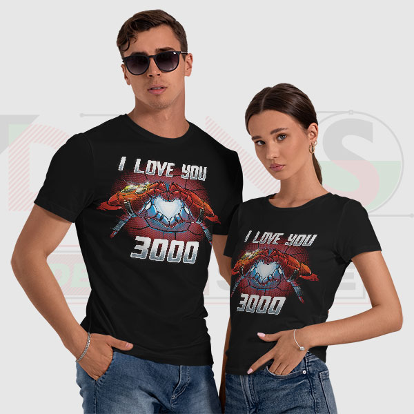 I Love You 3000 T-Shirt - Iron Man Endgame Tribute