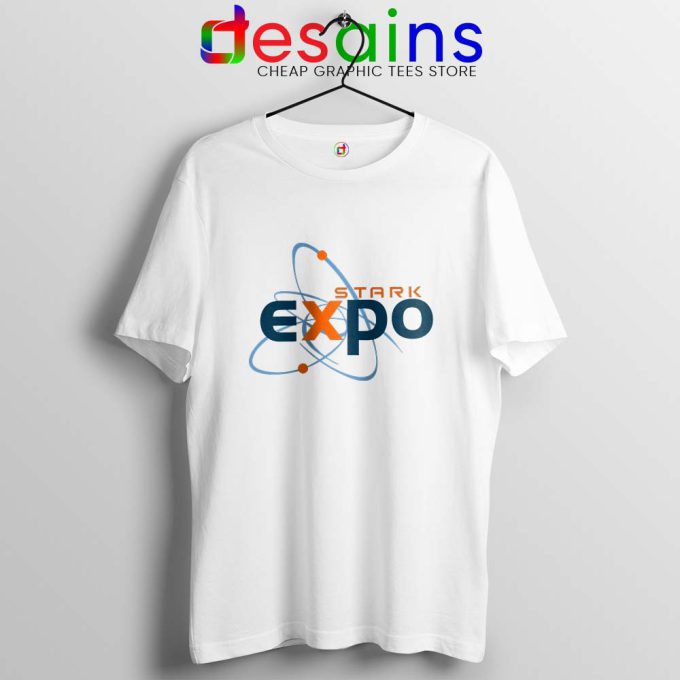 Iron Man Expo White Tshirt The Stark Expo Tee Shirts S-3XL