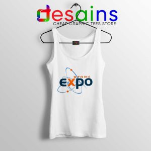 Iron Man Expo white Tank Top The Stark Expo Tank Tops S-3XL