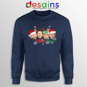 Its Chris Christmas Black Sweatshirt Chris Evans Pratt Hemsworth Pine Sweater