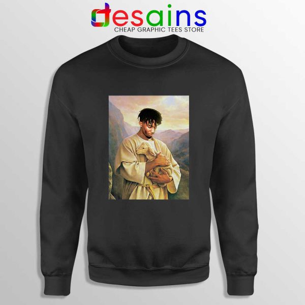 Jesus Playboi Carti Black Sweatshirt Playboi Christmas Sweater