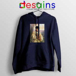 Jesus Playboi Carti Navy Hoodie Playboi Christmas Hoodies