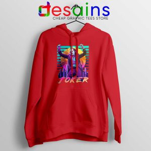 Joker Arthur Fleck Vintage Red Hoodie Joaquin Phoenix Hoodies S-2XL