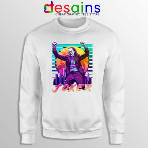 Joker Arthur Fleck Vintage White Sweatshirt Joaquin Phoenix Sweater